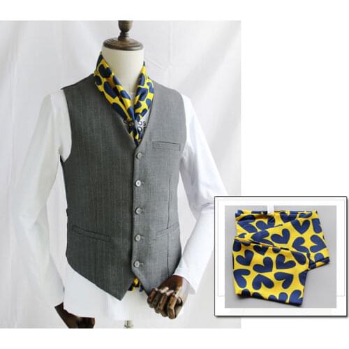 New Silk Scarf Men Women Long Scarf Dot Printed Fashion Business Neckerchief Man Brand Design Bandana Scarves