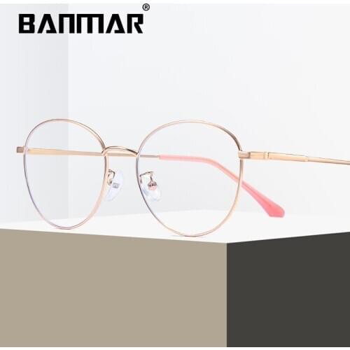 BANMAR Anti Blue Light Glasses Women Men Spectacle Frame Computer Gaming Eyewear Goggle Radiation-Resistant Glasses UV400
