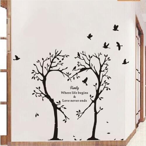 Clearance Tree Wall Sticker Decoration Wall Stickers Home Decor Living Room Decorative Stickers on the Wall Wallpaper Sticker