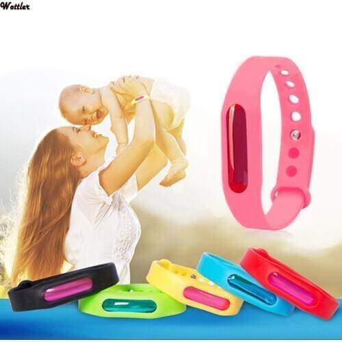 Portable Summer Effective Children Mosquito Repellent Bracelet Anti-mosquito Band Environmental Protection Silicone Wristband