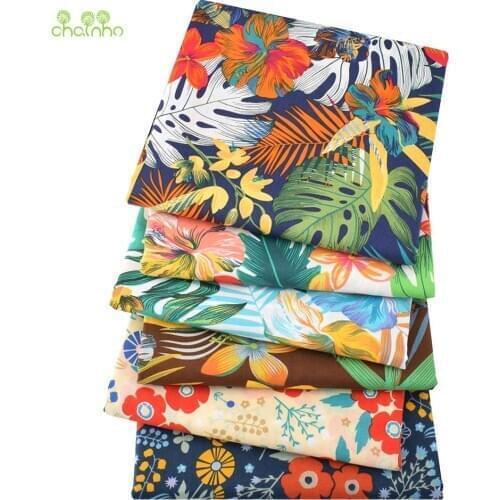 Printed Plain Cotton Fabric,Tropical Rainforest,DIY Sewing Quilting For Baby&Childrens Dress Shirt Clothing,Poplin Material