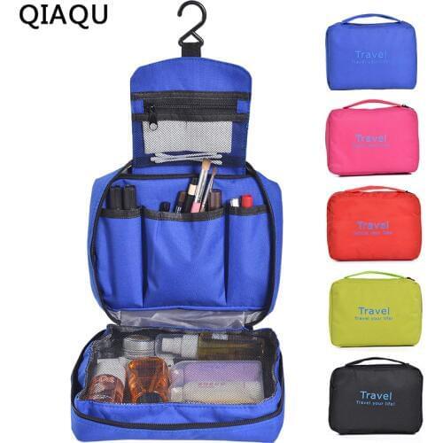QIAQU Travel Set High Quality Waterproof Portable Man Toiletry Bag Women Cosmetic Organizer Hanging Wash Bags Travel Accessories