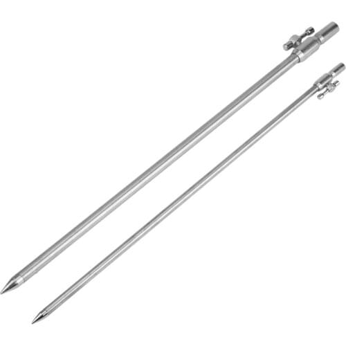 Extending Stainless Steel Fishing Bankstick Adjustable Carp Fishing Bank Stick Fishing Rod Rest For Bite Alarm