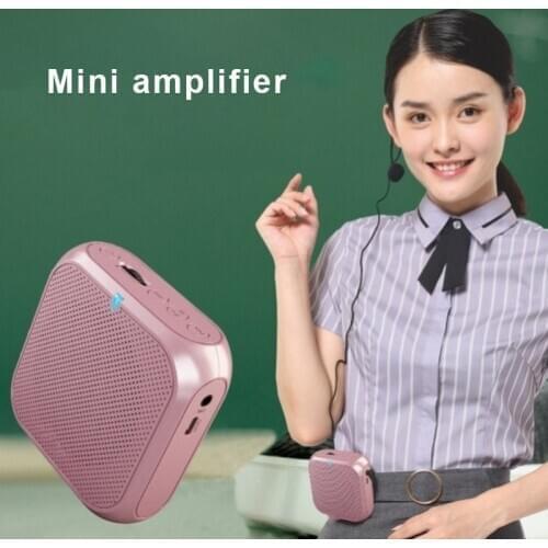 Rolton K400 Portable Audio Speaker Megaphone Voice Amplifier Loudspeaker Microphone Waist Band Clip Support FM Radio TF MP3