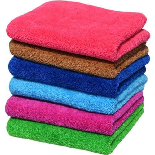 Thickened double coral velvet cloth super absorbent towel mop the floor away furniture glass cleaning cloth