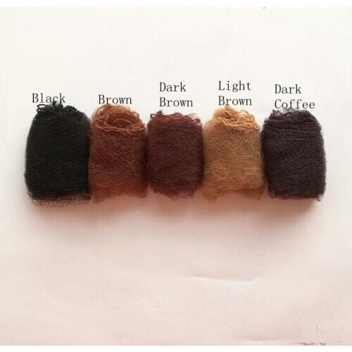 40pcs High Quality Disposable High Quality Elastic Hairnets Dancing or Sport Net Invisible Ballet Net