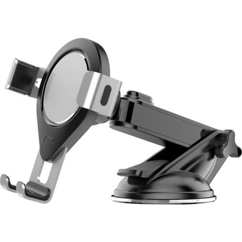 SOONHUA Adjustable Car Phone Holder Suction Cup Mount Stand Stretchable Dashboard Windshield Mount Holder