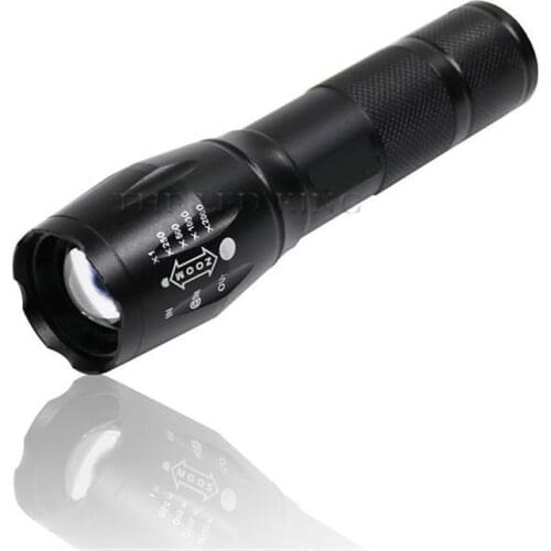 Led Flashlight Ultra Bright T6/L2/V6 Torch Zoomable 5 Modes 18650 Battery Waterproof Resistant Handheld Light Bike Light Lamp