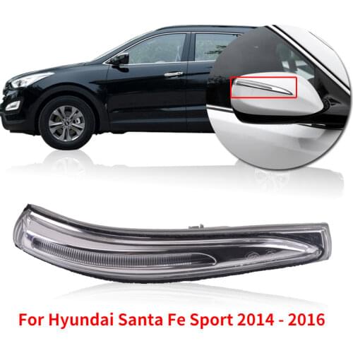 CAPQX For Hyundai Santa Fe Sport 2014 2015 2016 Right & Left Side Rearview Mirror Turn light Signal Lamp 87613 2W000 87623 2W000