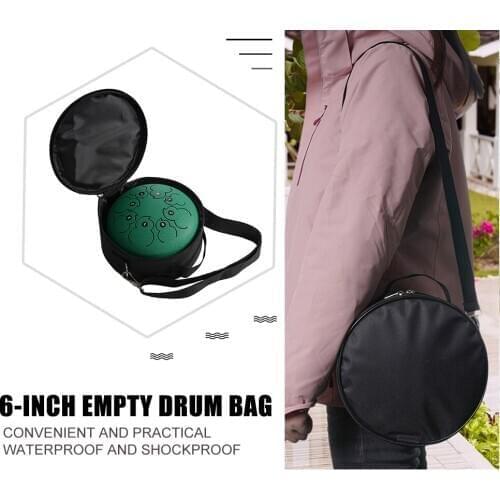 Outside Pockets Percussion Parts Adjustable Tongue Drum Storage Bag Hand Pan Tank Drum Shoulder Crossbody Pouch