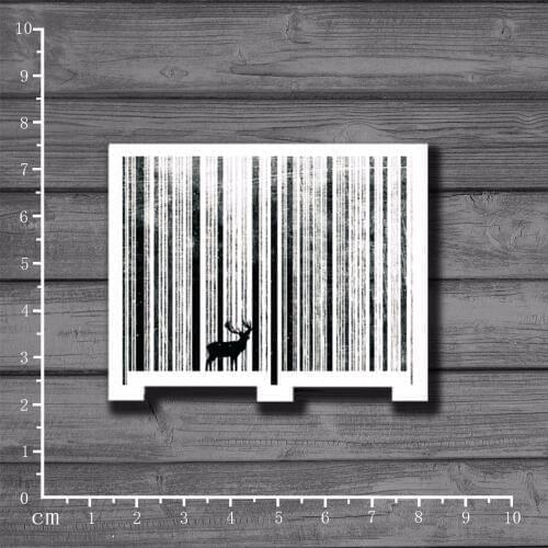 Code Of Deer Waterproof Notebook Stickers On Laptop Car Styling decal fridge skateboard PVC stickers for Travel Suitcase[Single]