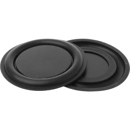2Pcs 45mm Passive Radiator Subwoofer Speaker Vibration Membrane Bass Rubber Woofers