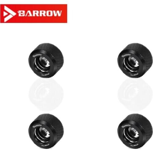 4PCS barrowChoice series rigid pipe joint water cooling adapter G1 / 4 "for OD12mm / OD14mm / OD16mm hard pipe Free shipping