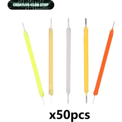 50pcs Flexible Filament LED Filament Bulb Lamp Parts Accessories Diode For Repair 38mm DC3V 100mA Incandescent Light Edison Lamp