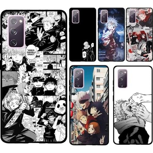 Jujutsu Kaisen Anime Soft Cover For Samsung Galaxy S10 S8 S9 Note 10 Plus S20 FE Note 20 S21 Ultra Phone Case