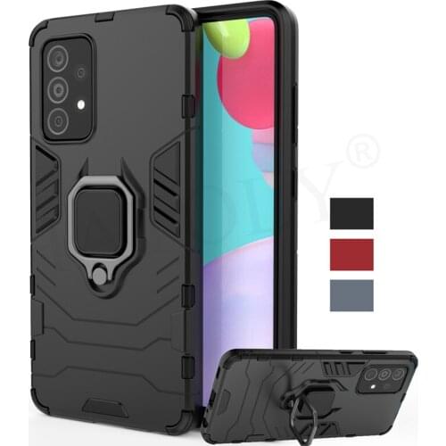 For Samsung Galaxy A52 5G Case Shockproof Bumper Magnetic Ring Holder Armor Stand Phone Back Cover Samsung Galaxy A52 5G Case