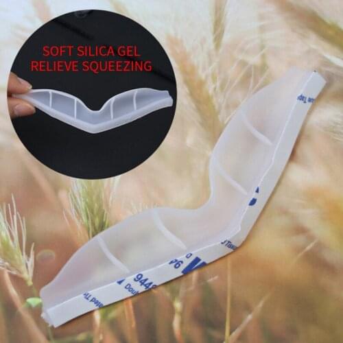 1pcs Mask Holder Anti-Leakage Nose Pad Mask Bracket Holder Clip Nose Bridge Silicone Bracket Fog Glasses Mask Accessories Tools