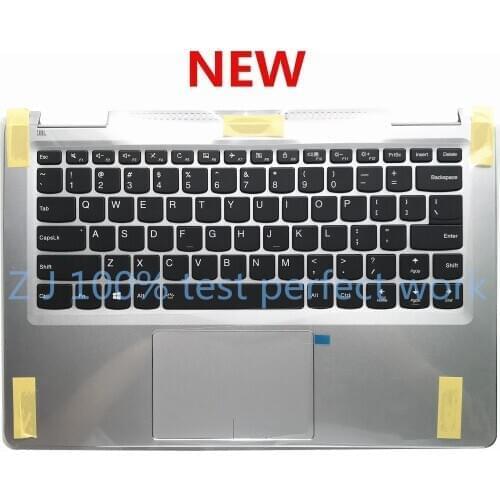 For Lenovo Yoga 710-14ISK 710-14IKB Laptop keyboard US Palmrest Case Upper Cover Backlit FRU 5CB0L47414 100% Tested Fast Ship