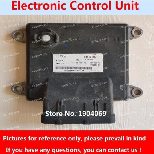 Engine Computer Board B6000576 28379537 28290892 S3612100 MT22 ECU BDA3612100G 28290892 B6000772 28375272 For LiFan Car