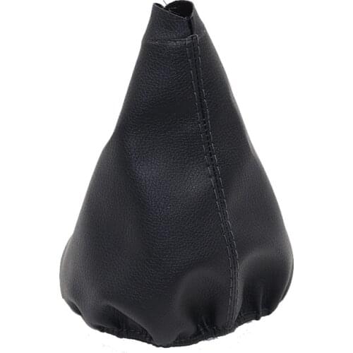 Leather Car Shift Gear Knob Lever Gaitor Boot Cover For VW Fox 2005