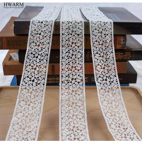 10yard lace fabric wedding decoration gift embroidery lace for needlework trimming for clothing Doublesided mesh diy lacefabric