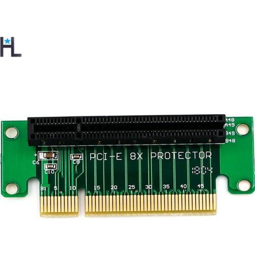 PCI E 8x Riser Card 90 degree Right angle Adapter Card 1U/2U Computer Server