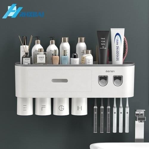 RHXBAI Wall Mounted Toothbrush Holders