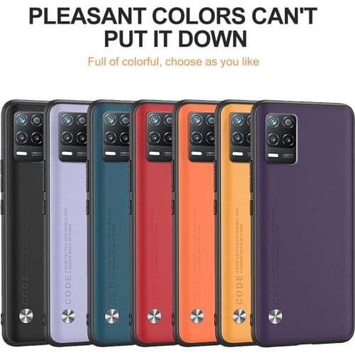 For OPPO Realme Narzo 30 5G Luxury Leather Phone Cover For Realmy GT Neo 8 7 V5 V15 V13 X7 Ultra Find X3 Reno 6 5 Pro A93 A55 4G