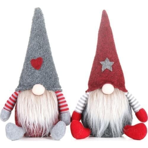 Christmas Faceless Doll Dolls European Style Old Man Doll Ornaments Baby Creative Plush Toys Decoration Kids Gift