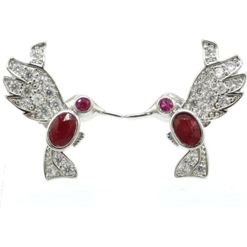 32x8mm Ravishing Drop Shape Pink Kunzite White CZ Gift For Ladies Jewelry Making 2019 925 Silver Earrings