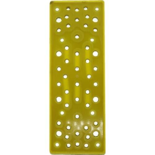 Rectangular Sanding Pad 70*198mm Hook and Loop Sander Backing Pad Abrasive Tools Grinder Accessories Replacement Sander Pads