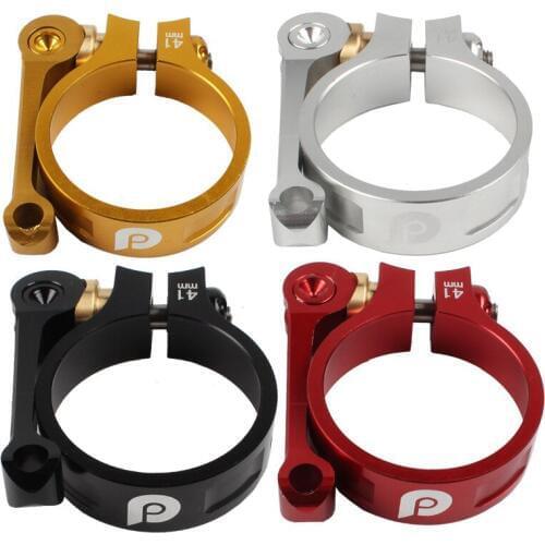 Folding bicycle seatpost clamp for 33.9mm diameter rod bmx tija quick release clamp 33.9mm seatpost cierre tija ultralight