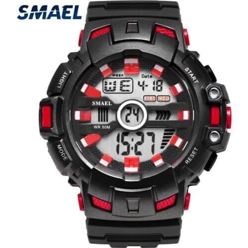 SMAEL Brand Watch Men LED Digital Quartz Analog Watches Top Luxury Clock Man Military Sport Wristwatch Mens Relogio Montre 1532B