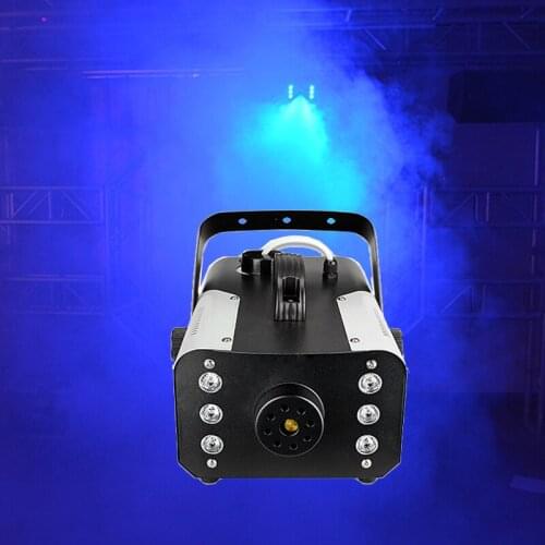 Wire/Remote Control 900W LED Smoke Machine RGB 3IN1 Colorful Fog Machine Smoke Ejector for DJ disco Party Stage Light Fogger
