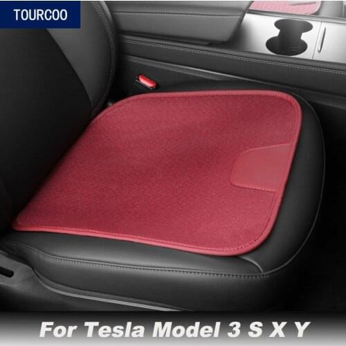 For Tesla Model 3 S X Y Four Seasons Seat Cushions Car Styling Modification Accessories