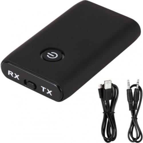 2 In 1 Transmitter Receiver 3.5mm TV PC Car Audio Speaker 3.5mm AUX HIFI Music Audio Adapter Car Stereo Device