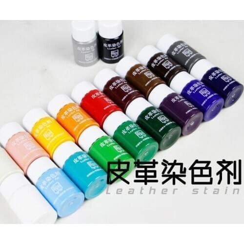 20ml Leather Edge Oil Leather Craft DIY Car Leather Repair Manual Leather Border Sealing Tools Leather Dye Repair and Renovation