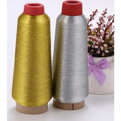 3600M Manual Bright Silk Gold Thread Silver Thread Computer Embroidery Cross Stitch Silk Thread DIY Gold And Silver Thread