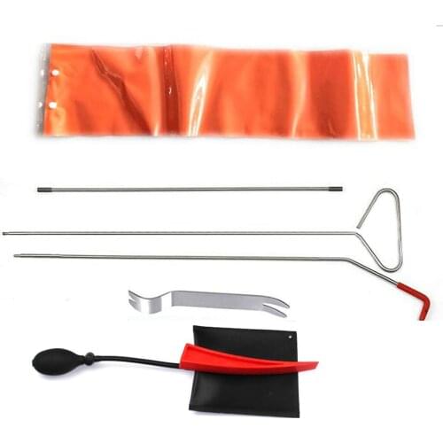 6Pcs Vehicle Car Tool Kit Long Reach Grabber Tool With Air Pump Stainless Steel Rod Car Emergency Kit Repair Tool For Car Truck