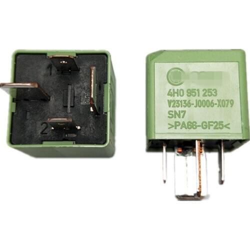 644 AUTO CAR 12V relay 644 4H0 951 253 V23136-J0006-X079 4H0951253 12V 12VDC DC12V 4PIN