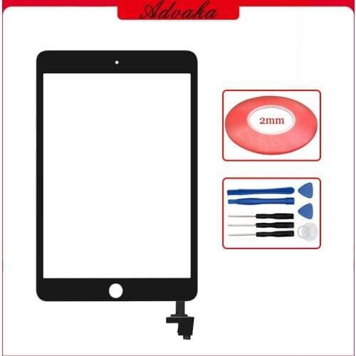 Advaka Touch Screen Digitizer Panel Assembly Replacement For Ipad Mini 3 A1599 A1600 A1601 Tablet TP Repair & Adhesive & Tools