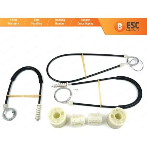 ESC Auto Parts EWR236 Electrical Power Window Regulator Repair Kit Front Left Door for VW Transporter T5 2003-On fast Shipment