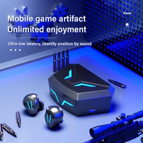 KINGSTAR Wireless Gaming Earphones No Delay Bluetooth-compatible Headphones LED Display Sports Waterproof Earbuds Headset Gamer