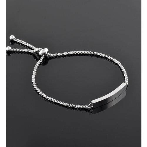 Link Chain Bracelets Letters Printed Alloy Bracelet Fashion Jewelry Lovers Gift for Family Members Pets Friends Bangle