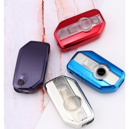 For BMW F900R F900XR 2020 F850GS F750GS 2018 2019 2020 K1600GT K1600GTL 2010-2020 F900 XR TPU Motorcycle Key Case Key Protection