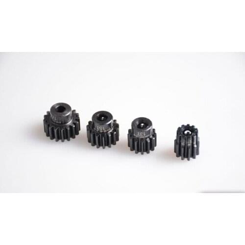 Chorme Steel Motor Gear 11T-13T-15T-17T For Hraxxas X-MAXX 1/5 RC Monster Truck 6061-T6