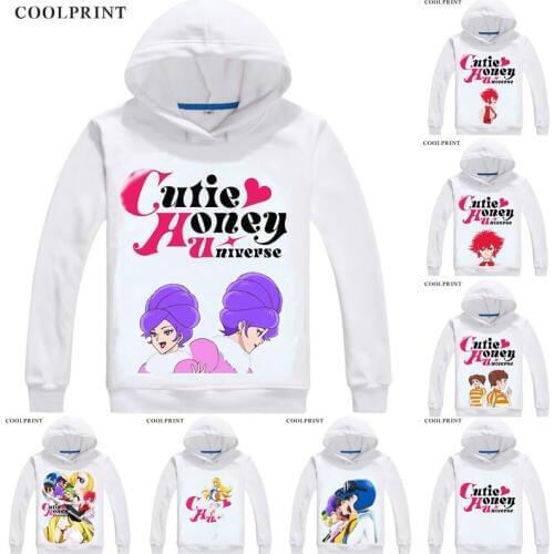 Cutie Honey Universe Hoodies Hooded Hoodie Anime Honey in various costumes Honey Kisaragi Kisaragi Hani Cosplay Sweatshirts