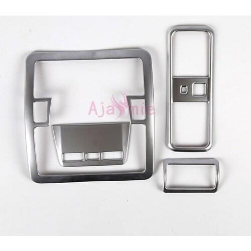 For Toyota Camry 2012-2017 Interior Roof Reading Lamp Cover Light Protector Trim Panel Kit Chrome Car Styling Accessories