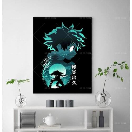 Home Decor My Hero Academia Canvas Painting Modular Popular Picture Prints Modern Artwork Living Room Bedroom Wall Anime Poster