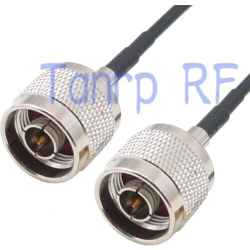 50CM Pigtail coaxial jumper cable RG174 extension cord 20in N male plug to N male plug RF connector adapter